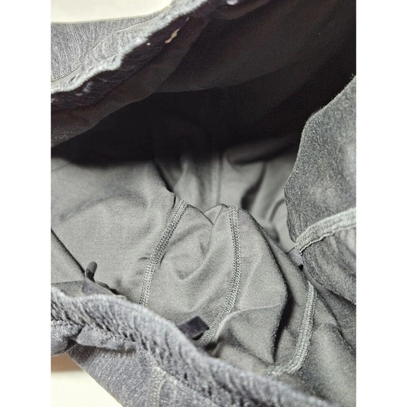 Lululemon Running Shorts Men Size Large Blue Built In Brief Drawstring Dark Gray - Picture 6 of 8